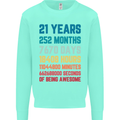 21st Birthday 21 Year Old Mens Sweatshirt Jumper Peppermint