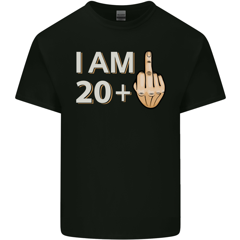 21st Birthday Funny Offensive 21 Year Old Mens Cotton T-Shirt Tee Top Black