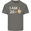 21st Birthday Funny Offensive 21 Year Old Mens Cotton T-Shirt Tee Top Charcoal