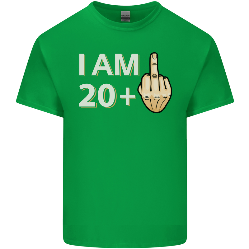 21st Birthday Funny Offensive 21 Year Old Mens Cotton T-Shirt Tee Top Irish Green