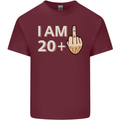 21st Birthday Funny Offensive 21 Year Old Mens Cotton T-Shirt Tee Top Maroon