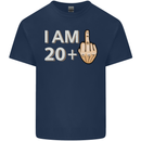 21st Birthday Funny Offensive 21 Year Old Mens Cotton T-Shirt Tee Top Navy Blue