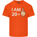 21st Birthday Funny Offensive 21 Year Old Mens Cotton T-Shirt Tee Top Orange