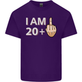 21st Birthday Funny Offensive 21 Year Old Mens Cotton T-Shirt Tee Top Purple