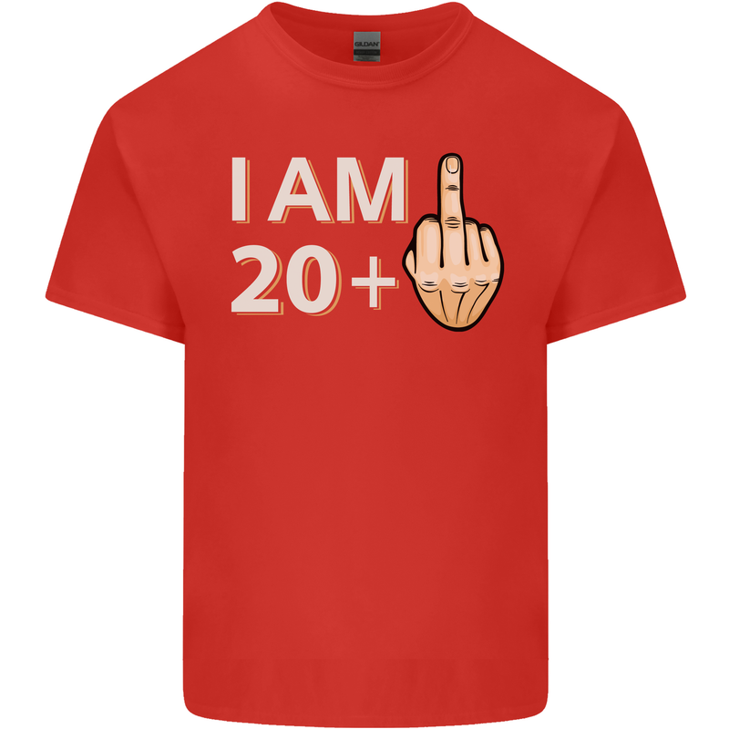 21st Birthday Funny Offensive 21 Year Old Mens Cotton T-Shirt Tee Top Red
