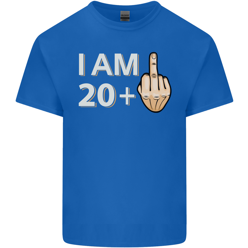 21st Birthday Funny Offensive 21 Year Old Mens Cotton T-Shirt Tee Top Royal Blue