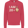 21st Birthday Funny Offensive 21 Year Old Mens Sweatshirt Jumper Heliconia