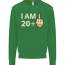 21st Birthday Funny Offensive 21 Year Old Mens Sweatshirt Jumper Irish Green
