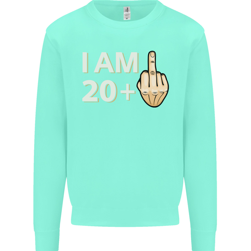 21st Birthday Funny Offensive 21 Year Old Mens Sweatshirt Jumper Peppermint