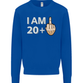 21st Birthday Funny Offensive 21 Year Old Mens Sweatshirt Jumper Royal Blue