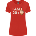 21st Birthday Funny Offensive 21 Year Old Womens Wider Cut T-Shirt Red