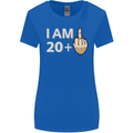 21st Birthday Funny Offensive 21 Year Old Womens Wider Cut T-Shirt Royal Blue
