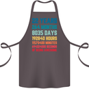 22nd Birthday 22 Year Old Cotton Apron 100% Organic Dark Grey