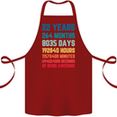 22nd Birthday 22 Year Old Cotton Apron 100% Organic Maroon
