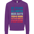 22nd Birthday 22 Year Old Mens Sweatshirt Jumper Purple