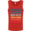 22nd Birthday 22 Year Old Mens Vest Tank Top Red