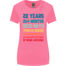 22nd Birthday 22 Year Old Womens Wider Cut T-Shirt Azalea