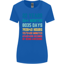 22nd Birthday 22 Year Old Womens Wider Cut T-Shirt Royal Blue