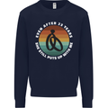 23 Year Wedding Anniversary 23rd Marriage Mens Sweatshirt Jumper Navy Blue