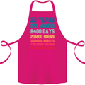 23rd Birthday 23 Year Old Cotton Apron 100% Organic Pink