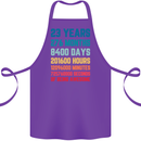 23rd Birthday 23 Year Old Cotton Apron 100% Organic Purple