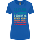 23rd Birthday 23 Year Old Womens Wider Cut T-Shirt Royal Blue