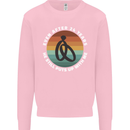 24 Year Wedding Anniversary 24th Marriage Mens Sweatshirt Jumper Light Pink