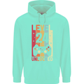 24th Birthday 24 Year Old Level Up Gamming Mens 80% Cotton Hoodie Peppermint