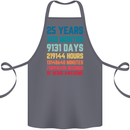 25th Birthday 25 Year Old Cotton Apron 100% Organic Steel