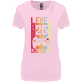 25th Birthday 25 Year Old Level Up Gamming Womens Wider Cut T-Shirt Light Pink