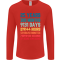 25th Birthday 25 Year Old Mens Long Sleeve T-Shirt Red