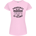 25th Wedding Anniversary 25 Year Funny Wife Womens Petite Cut T-Shirt Light Pink