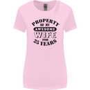 25th Wedding Anniversary 25 Year Funny Wife Womens Wider Cut T-Shirt Light Pink