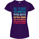 26th Birthday 26 Year Old Womens Petite Cut T-Shirt Purple