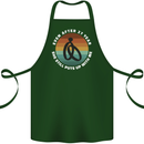 27 Year Wedding Anniversary 27th Marriage Cotton Apron 100% Organic Forest Green
