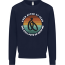 27 Year Wedding Anniversary 27th Marriage Mens Sweatshirt Jumper Navy Blue