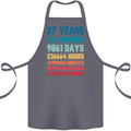 27th Birthday 27 Year Old Cotton Apron 100% Organic Steel