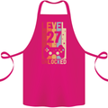 27th Birthday 27 Year Old Level Up Gamming Cotton Apron 100% Organic Pink