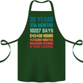 28th Birthday 28 Year Old Cotton Apron 100% Organic Forest Green