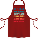 28th Birthday 28 Year Old Cotton Apron 100% Organic Maroon