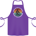 29 Year Wedding Anniversary 29th Marriage Cotton Apron 100% Organic Purple