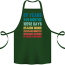 29th Birthday 29 Year Old Cotton Apron 100% Organic Forest Green