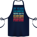 29th Birthday 29 Year Old Cotton Apron 100% Organic Navy Blue