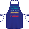 29th Birthday 29 Year Old Cotton Apron 100% Organic Royal Blue