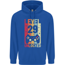 29th Birthday 29 Year Old Level Up Gamming Mens 80% Cotton Hoodie Royal Blue