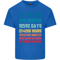 29th Birthday 29 Year Old Mens Cotton T-Shirt Tee Top Royal Blue