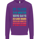 29th Birthday 29 Year Old Mens Sweatshirt Jumper Purple