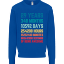 29th Birthday 29 Year Old Mens Sweatshirt Jumper Royal Blue