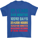 29th Birthday 29 Year Old Mens T-Shirt 100% Cotton Royal Blue