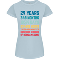 29th Birthday 29 Year Old Womens Petite Cut T-Shirt Light Blue